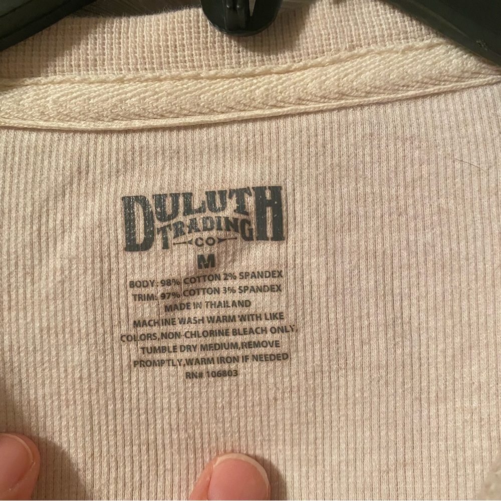 Duluth Waffle Shirt Size medium, slim fit
